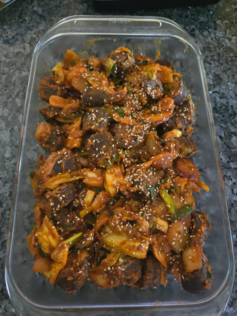 순대볶음 Stir-Fried Sundae
