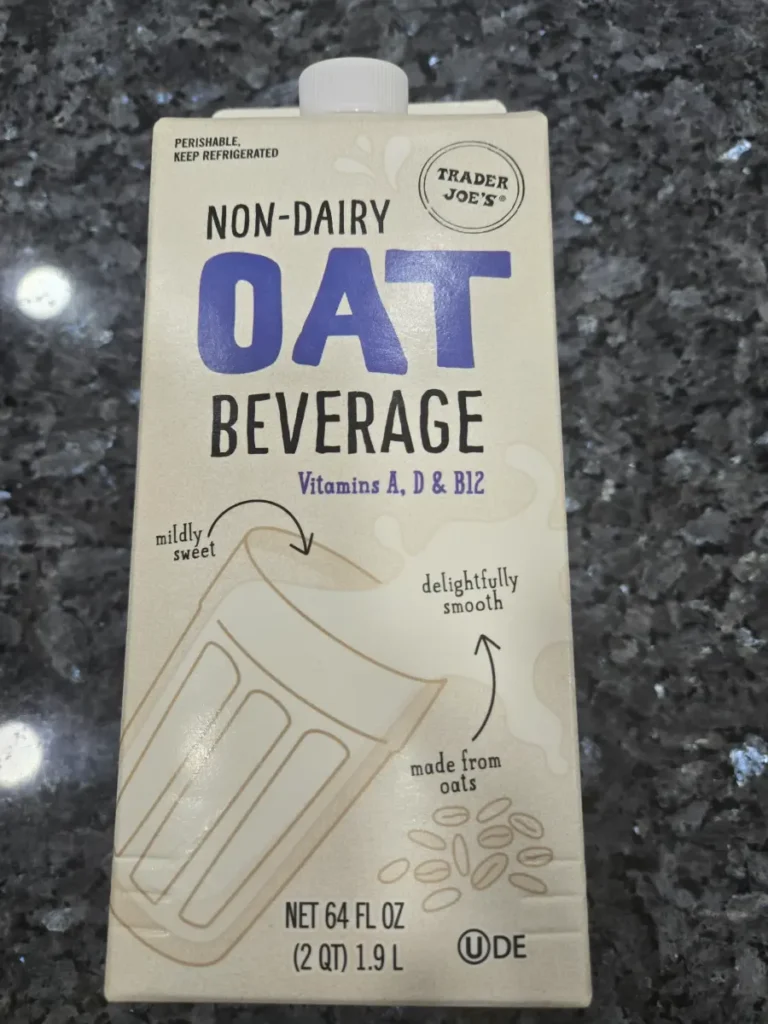 Oat milk latte