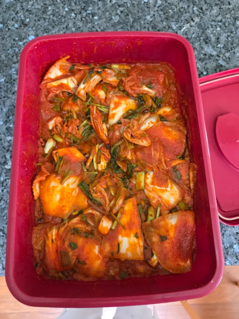 배추 겉절이 Quick Fresh Cabbage Kimchi (Non-fermented)