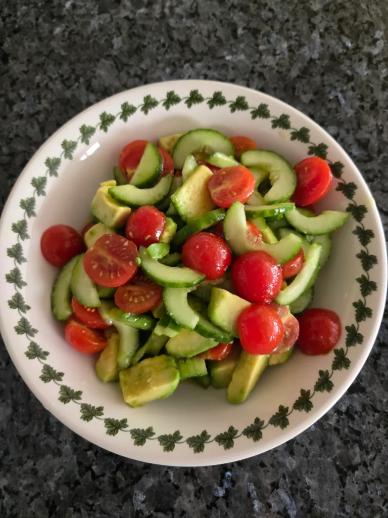 Cucumber, Tomato & Avocado Salad