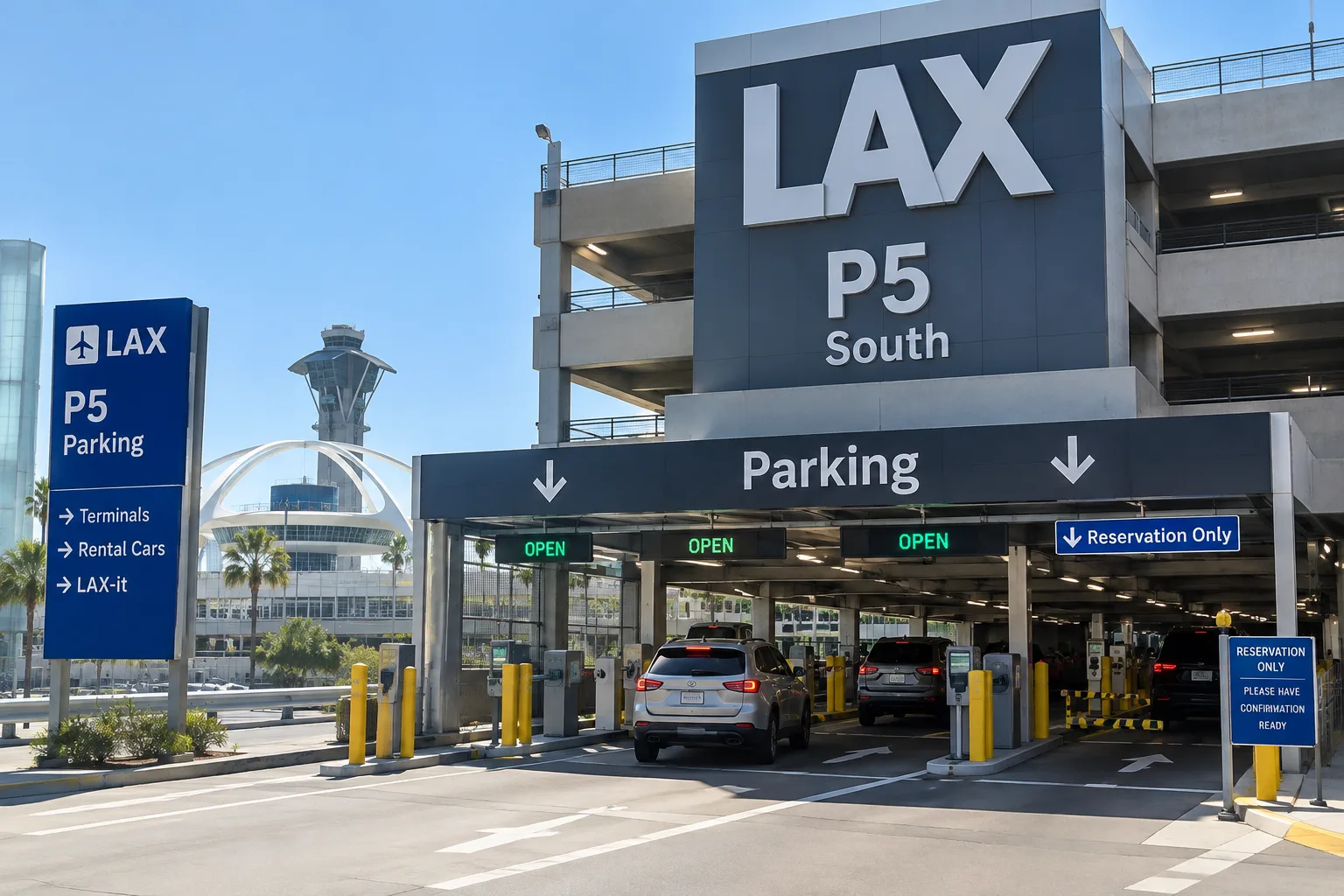 LAX 주차, 예약 안 하고 갔다가 공항을 두 바퀴 돌았어요